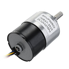 DC 12V Brushless Motor 107rpm Gear Reduction Motor 37MM Geared Motor