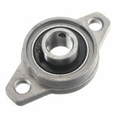 2pcs Zinc Alloy Pillow Block Flange Ball Bearing 12mm Bore Diameter KFL Bearing