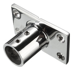 7/8inch Stainless Steel Boat Deck Rectangular Base 90 Degree For Marine Handrail
