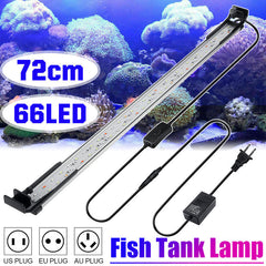 72CM 66LED Aquarium Fish Tank Light High-bright Double Drainage Water Grass