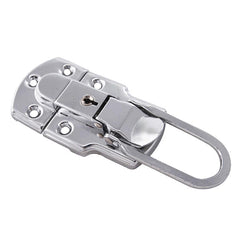 6401B 9050mm Chrome Plated Drawbolt Closure Latch Case Latch Key Locking