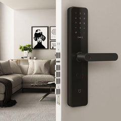 Smart Fingerprint Lock Keyless Password Bluetooth Unlock Detect Alarm Work Mi Home App Control