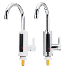 360 Electric Heater LED Faucet Tap Hot Water Bathroom Kitchen Fast