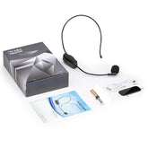 UHF Handheld Head-Ware Wireless Microphone Recording Vlog for Youtube Tiktok Tourist Guide Square Dance Teaching Meeting