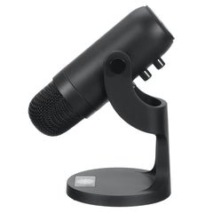 USB Condenser Microphone Stand Gaming Streaming Podcasting Recording for Computer PC Headphone