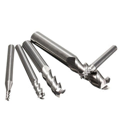 5pcs 2 3 4 6 8mm 3 Flutes Tungsten Carbide End Mill Cutter Bits