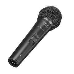 Cardioid Dynamic Vocal Microphone 6.35mm Output for Sperker Amplifier DVD Audio Mixer PC Speech Theater Live Singing Stage