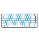 82 Keys Wireless Mechanical Keyboard USB Wired / Bluetooth 5.0 Dual Mode Red Switch Blue Backlight Gaming Keyboard For Computer PC Laptop Gamer