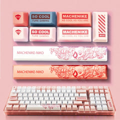 Mechanical Gaming Keyboard Triple-Mode Programmable 100 Keys PBT Keycaps 3/5-Pin Hot Swappable For Type-C Wired Bluetooth 2.4G Wireless