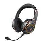 Gaming Headphone with Light Wireless Bluetooth Headphones Noise Canceling Microphone Deep Bass Over-Ear Headset