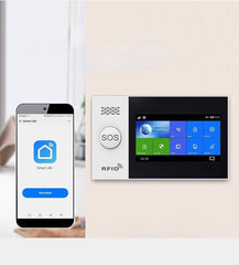 Security Alarm WiFi GSM Alarm System for 4.3inch Home Support Tuya APP Call/SMS Remote Contorl