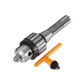 Heavy Duty Lathe Drill Chuck 13mm Capacity with Shank Precision Integrated with Key Whrench