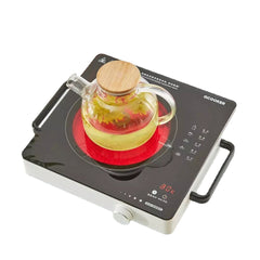 Multi-function Smart Induction Cooker Far Infrared Heating High Temperature Explosion Proof With Real-time Temperature Display