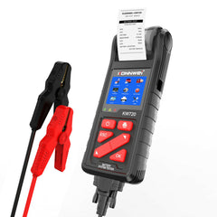 Car Battery Tester With Integrated Printer 6V/12V/24V Universal Battery Analyzer Craking/Charging Test