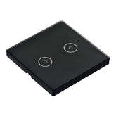 AC100-240V Smart Touch Switch 86 Type Smart EU Standard 2Gang Switch Work with Alexa Google Home