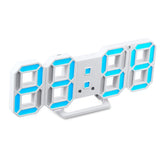 Creative USB Charging 3D Digits Display Adjustable Brightness Alarm Clock