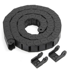 15mm x 20mm Plastic Cable Semi-closed Drag Chain Wire Carrier Length 1000mm