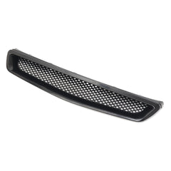 T-R Style Front Hood Mesh Grill Grille Black For Honda Civic