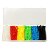 900pcs 100x2mm Nylon Cable Wire Zip Ties 6 Colors