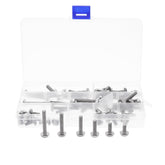 M5 T Bolt 304 Stainless Steel 12-30mm Woodworking T Track Jig Fixture Aluminum Series Slot T Screw Fastener