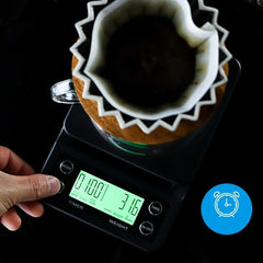Electronic Coffee Timing Scale Weighing Countdown for Kitchen