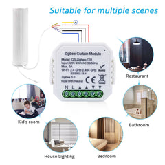 Smart APP Curtain Switch Module Controller Concealed Curtain Switch On-off Device 220-240V