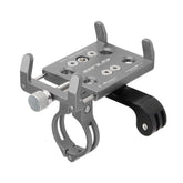 60-100mm Bike Phone Holder Aluminum Alloy 270 Rotation Bicycle Motorcycle Phone Mount Cycling