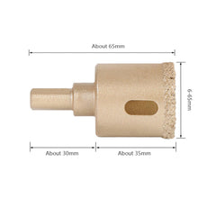 25-60mm Brazed Hole Saw Cutter Hole Puncher Tile Ceramic Glass Marble Emery Drill Bit