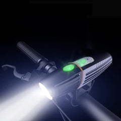 650LM T6 LED Bike Front Light 15H Running Time Smart Light Sensing Stepless Dimming USB Rechargeable IPX6 Waterproof