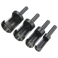 4pcs 6mm/10mm/13mm/16mm Wood Working Tenon Plug Cutters Hole Cutter Drill