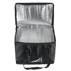 Black Oxford Cloth Insulation Bag Takeaway Storage Cnternal Composite Pearl Cotton Woven Hand Strap PE Film