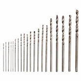 Mini Hand Drill with Chuck and 20pcs 0.3-1.6mm Straight Shank Twist Drill Bits Set