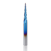 NACO-blue R0.25/ R0.5/ R0.75/ R1.0 *20.5*D4*50 2 Flutes Ball Nose Milling Cutter