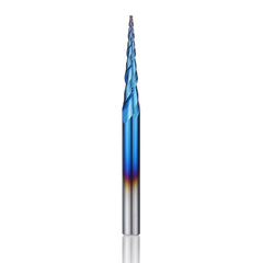 NACO-blue R0.25/ R0.5/ R0.75/ R1.0 *20.5*D4*50 2 Flutes Ball Nose Milling Cutter
