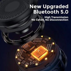 Bluetooth Speaker 3D Stereo Hi-Fi Wireless Waterproof Speaker With LED Light