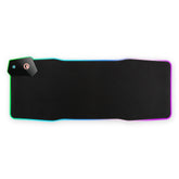 RGB Wireless Charging Mouse Pad Waterproof Fabric Surface Anti-Slip Rubber Base Type-C Wired Computer Keyboard Mouse Pad for PC Laptop Gamer