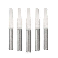 10Pcs 3.175mm Shank V-shape PCB Engraving Drill Bit Single Grooving Flat Bottom 0.8-3mm CNC Router Mill Carbide Milling Cutter Tool