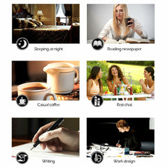 Clip-On LED Lamp USB Desk Bedside Table Reading Book LED Dimmable Light