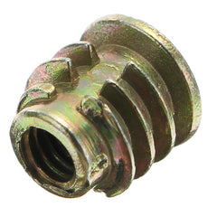 50Pcs M6 Zinc Alloy Wood Furniture Hex Socket Drive Head Screw-in Threaded Insert Nut 8mm-25mm