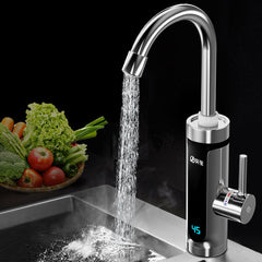 Digital Display Electric Hot Water Faucet Household Kitchen Fast Tap Instant Heater