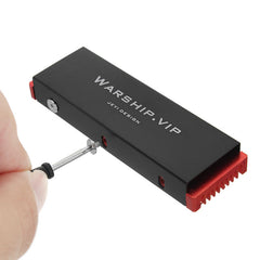 Aluminum Heatsink NGFF PCI-E 2280 SSD Cooling Fan Fin Cooler W/ Thermal Pad