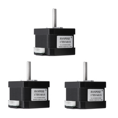 3pcs 34mm Nema 17 Stepper Motor 42 Motor 1.3A 28N.cm 4-lead for CNC Laser 3D printer