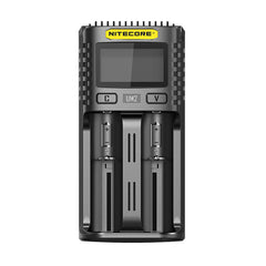 LCD Screen Display 5V/2A Lithium Battery Charger 2-Slots Smart Rapid Charger For NITECORE 18650 Battery