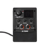 Acoustic Guitar Preamp Piezo Pickup Reverb Delay Chorus 3 Band EQ Equalizer LCD Tuner Effect for Guitar Pickups Part