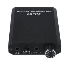 Earphone Amplifier Rechargeable High Performance Stereo XU09 Portable Headphone Amplifier Built-in Battery for Laptop PC