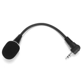 1 PCS Mini 3.5mm External Microphone 10CM Live Online Class Laptop PC for Chat Singing