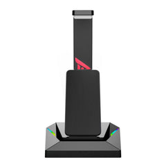 Headphone Stand RGB Breathing Light Computer Headset Stand Phone Holder USB USB-C Expand Port