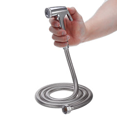 Bathroom Portable Bidet Sprayer Handheld Toilet Shower Head for Personal Hygiene With 1.5m Stainless Steel Hose