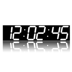 Remote Control Oversize LED Wall Clock 3D Big Screen Digital Timer