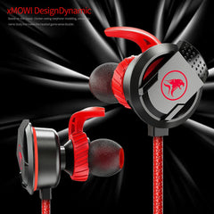 Wired 3.5mm Gaming Earphone With Microphone In Ear Bass Headphone Earbuds Noise Reduction Headset With Microphone